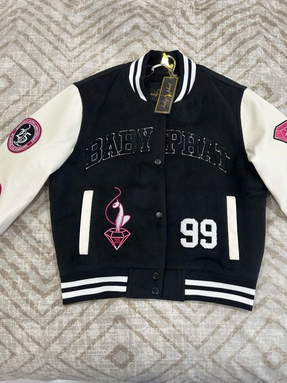 Blaxk the Brand “Gentleman's Club” Varsity Jacket...